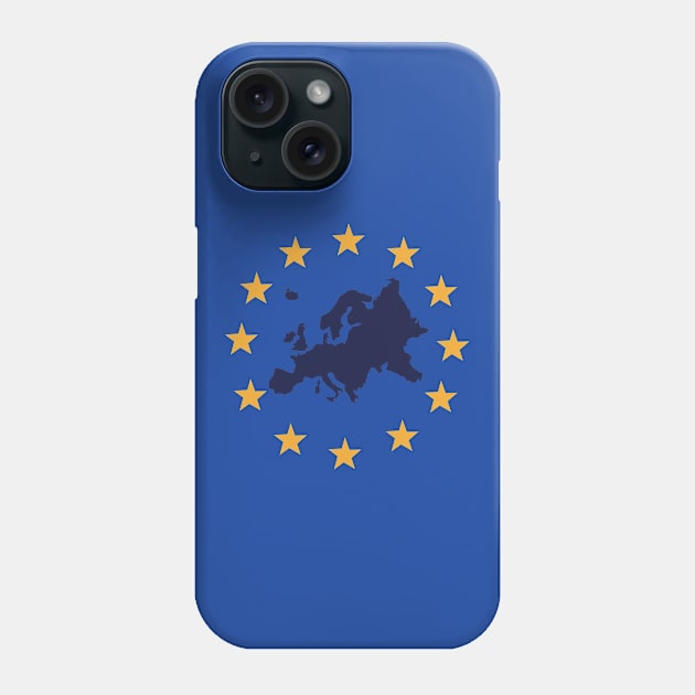 Europe stars Phone Case by Designzz