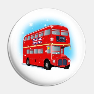 Double Decker Bus Pin