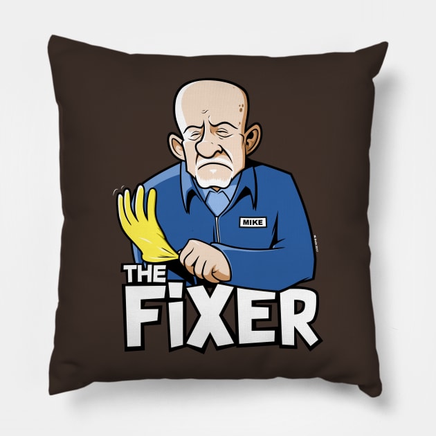 Mike The Fixer Pillow by wloem