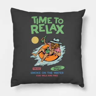 Time To Relax Pillow