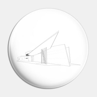 Zaha Hadid • Vitra Fire Station • Weil am Rhein, Germany Pin