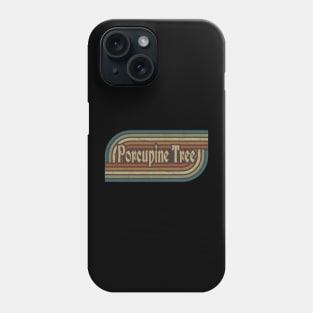 Porcupine Tree Vintage Stripes Phone Case