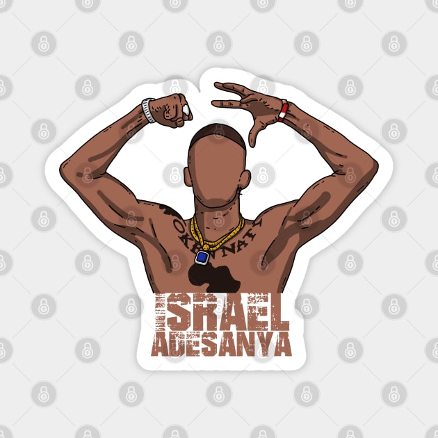 Israel Adesanya Magnet by mia_me