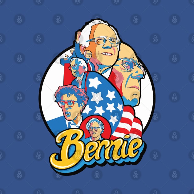 Bernie! Bernie Sanders 2024 Campaign Poster| Vote Bernie For President by BlueWaveTshirts