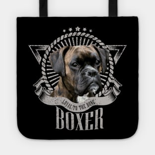 Boxer dog Tote