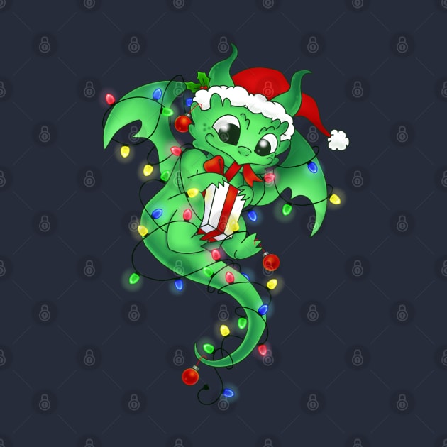 Christmas Dragon by Redheadkls