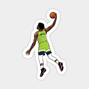 Anthony Edwards Vector Dunk Magnet