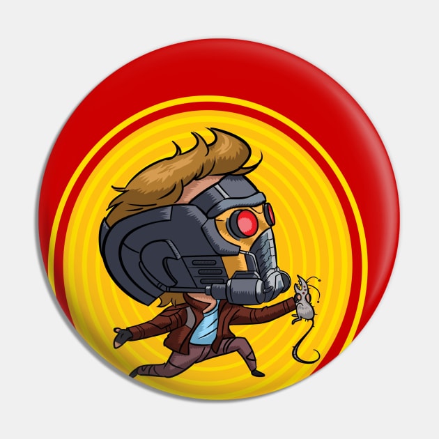 Star Lord Pin by Sebaimage