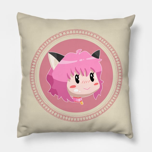 Chibi Cat Ichigo Pillow by Coppi