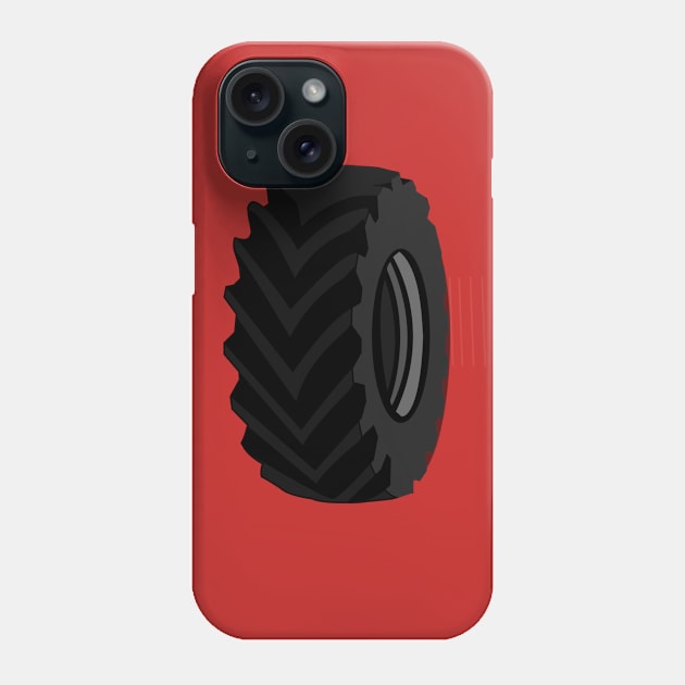 black big wheel Phone Case by momomoma