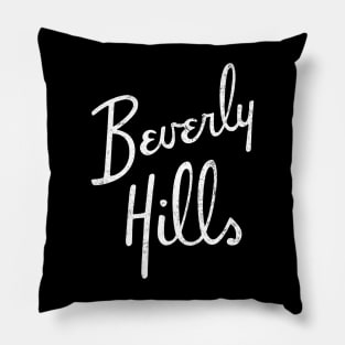 Beverly Hills - vintage Pillow