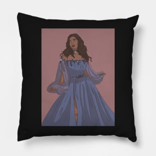 Katara in Blue Goddess Dress Pillow