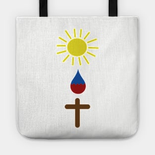 Washed in Blood of Jesus Christ the Lamb, the Son Sacrifice, Crucified, Cross Calvary Symbol Tote