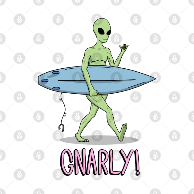 Gnarly Alien by Paper Taylor