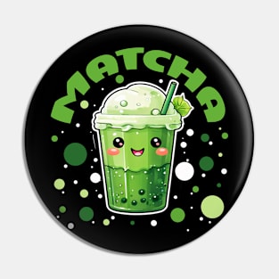 Matcha Bobble Boba Tea Pin