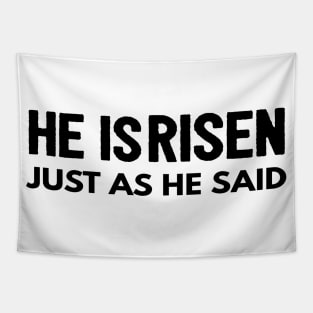 He Is Risen Cool Inspirational Easter Christian Tapestry