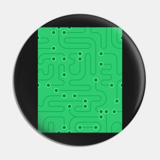 Green Circuitry Pin