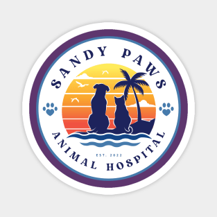 Sandy Paws Animal Hospital Magnet