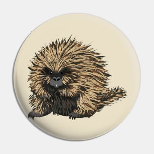 North American Porcupine Pin