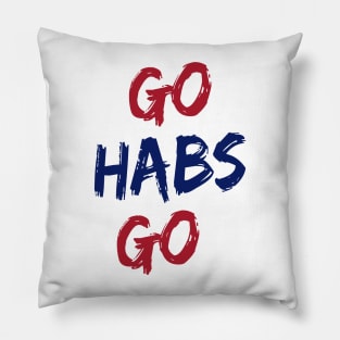 go habs go fanmade Pillow