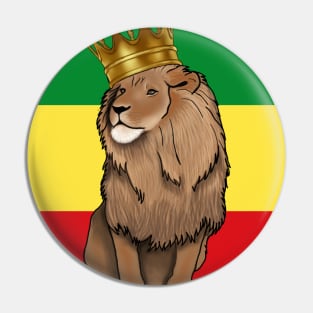 Rasta Reggae Rastafari Pin