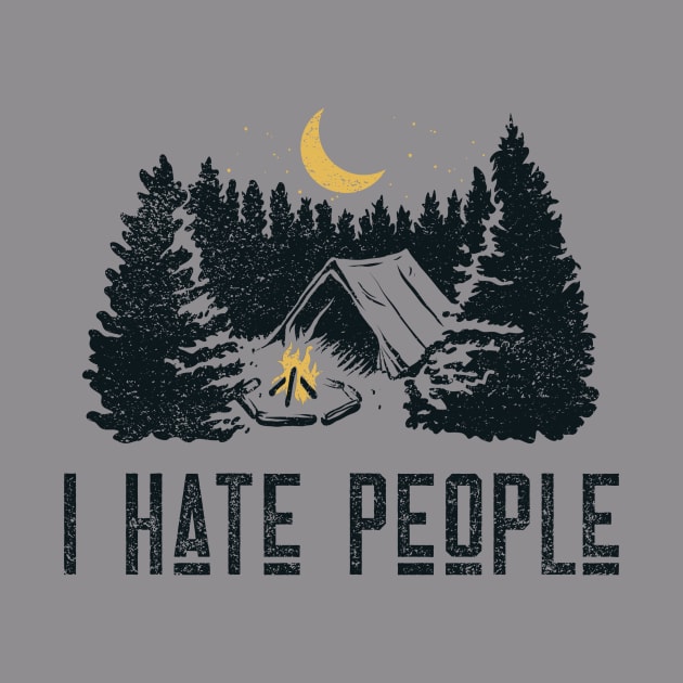 I Hate People by NoBoundariesTee