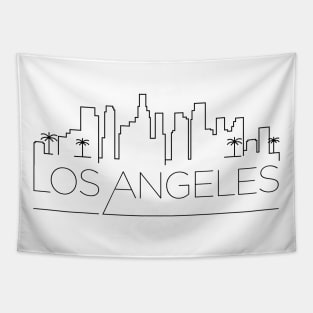 Los Angeles Minimal Skyline Tapestry