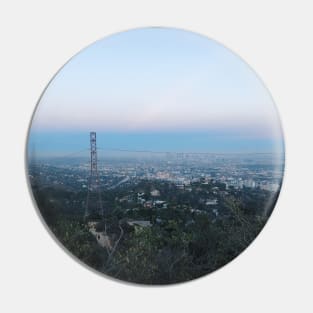 LA City View Pastel Sunset Pin