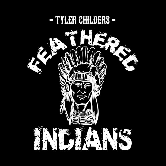 Beautiful Model Tyler Childers Feathered IndiansAwesome For Movie Fans by MasterMug