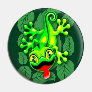 Gecko Lizard Baby Cartoon Pin