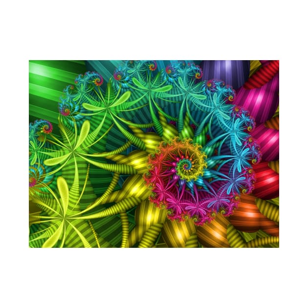 Spiral Rainbow Fractal by pinkal