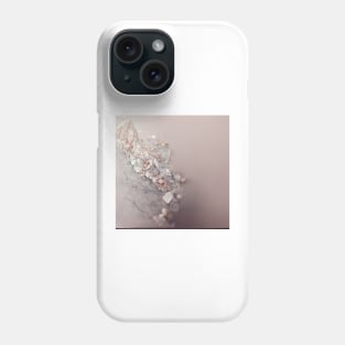 Rose crystal marble Phone Case