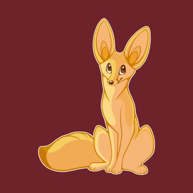 Fennec Fox by FlannMoriath