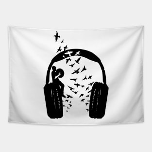 Headphone Cymbals Tapestry