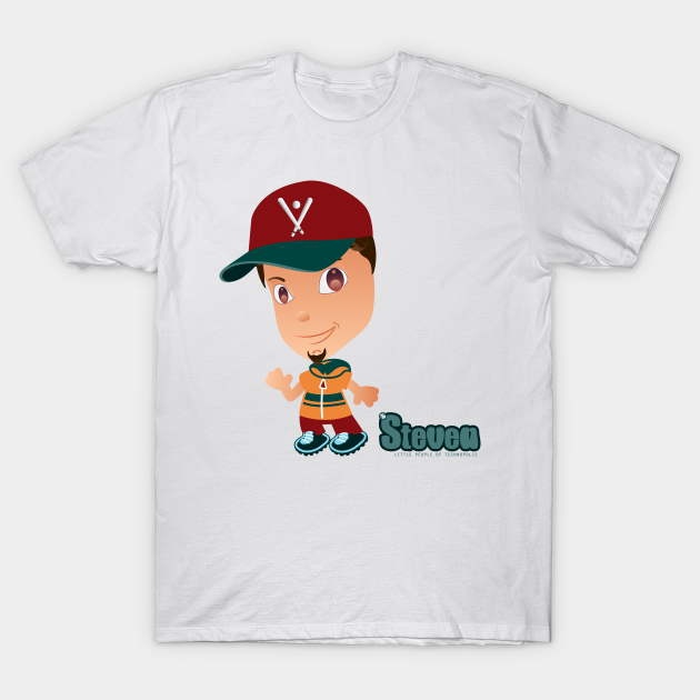 Discover "Steven" - Little People of Technopolis - Cartoon - T-Shirt