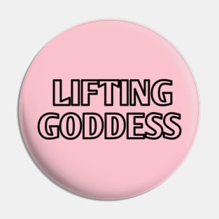 Lifting Goddess white Pin