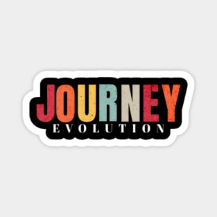 evolution rainbow art Magnet