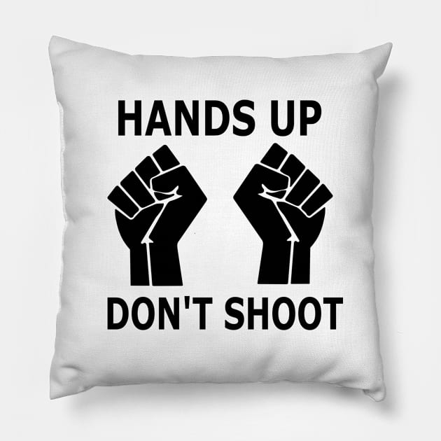 Hands Up Don't Shoot Pillow by sweetsixty