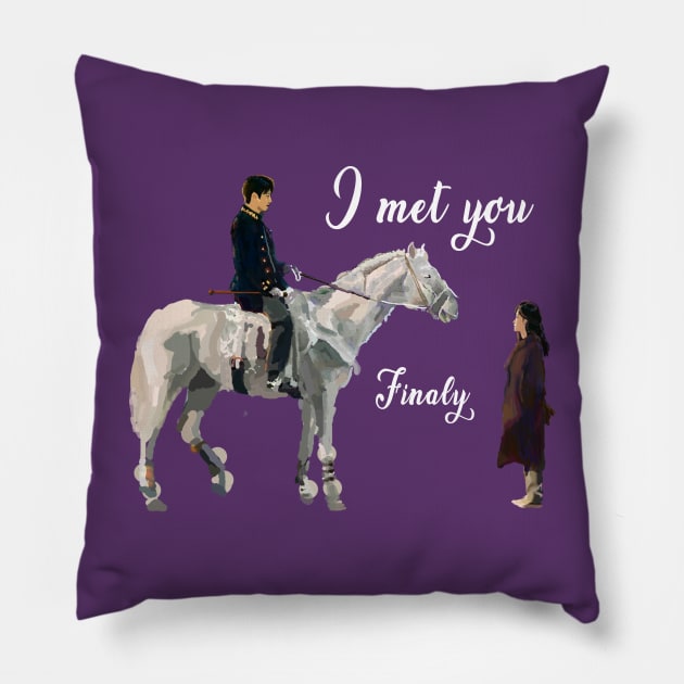 I met you finaly - the king kdrama lee min ho Pillow by MoEsam95