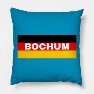 Bochum City in German Flag Pillow