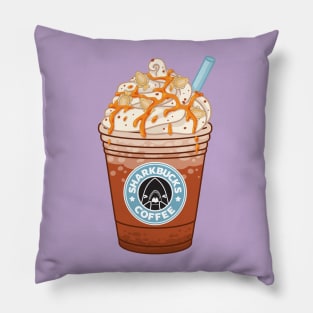 Sharkbucks Frappucino // Pumpkinseed Sunfish Pillow