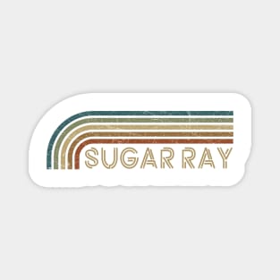 Sugar Ray Retro Stripes Magnet