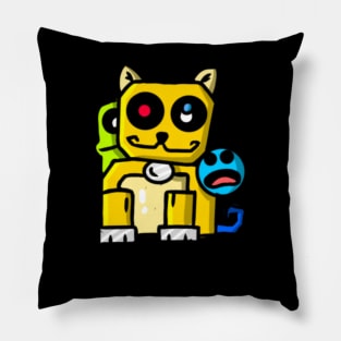 Robot cat Pillow