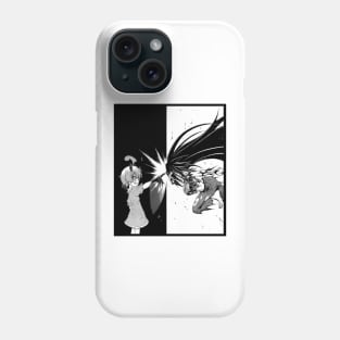 Medaka Box - "Black and White" Shiranui vs Medaka Phone Case