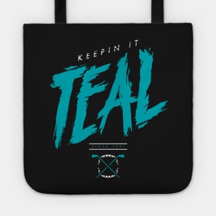 Keepin it Teal San Jose Sharks Hockey Tote