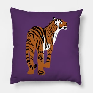 Tiger in Orange Pillow