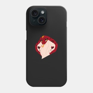 Red Cobra Head Phone Case