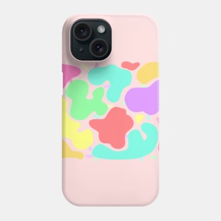 Pastel Rainbow Animal Print Phone Case