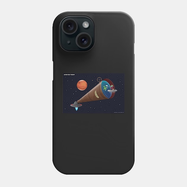 Martian Space Telescope Phone Case by StarToons