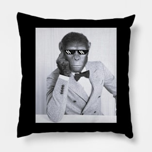 Thug Life Monkey Pillow